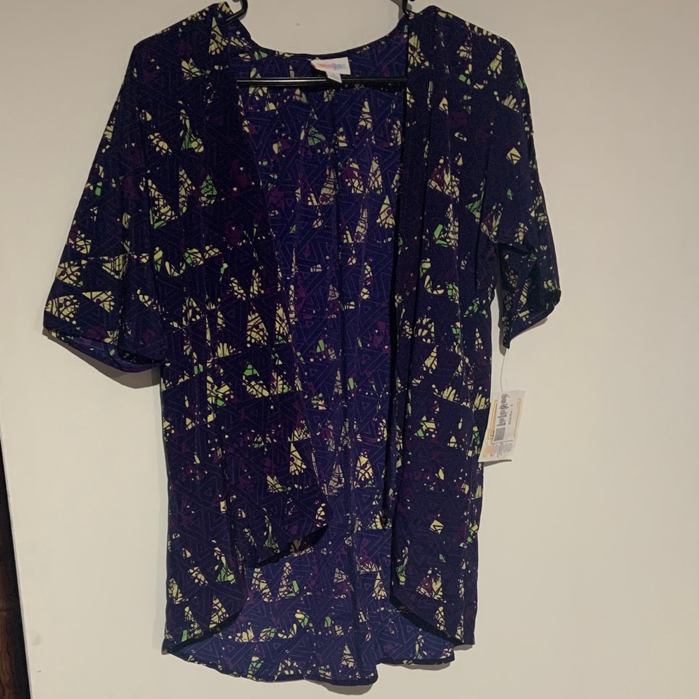 LuLaRoe Multicolor Geometric Bianka Cardigan